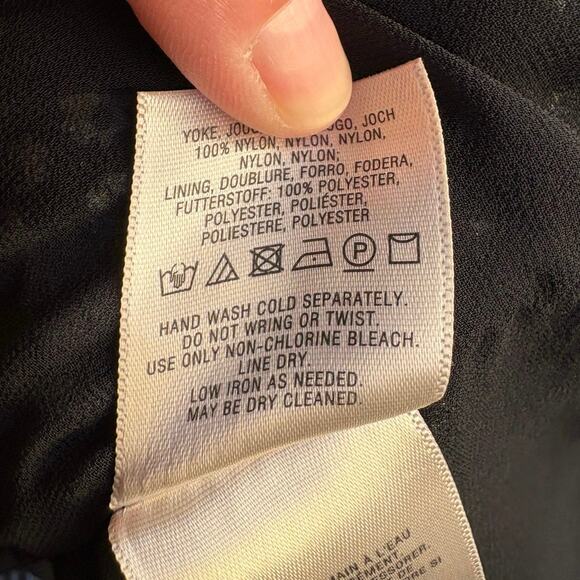 Anthropologie / Maeve Tilde Mod 60s Polka Dot Metallic Shift Dress - XSP - Picture 9 of 10